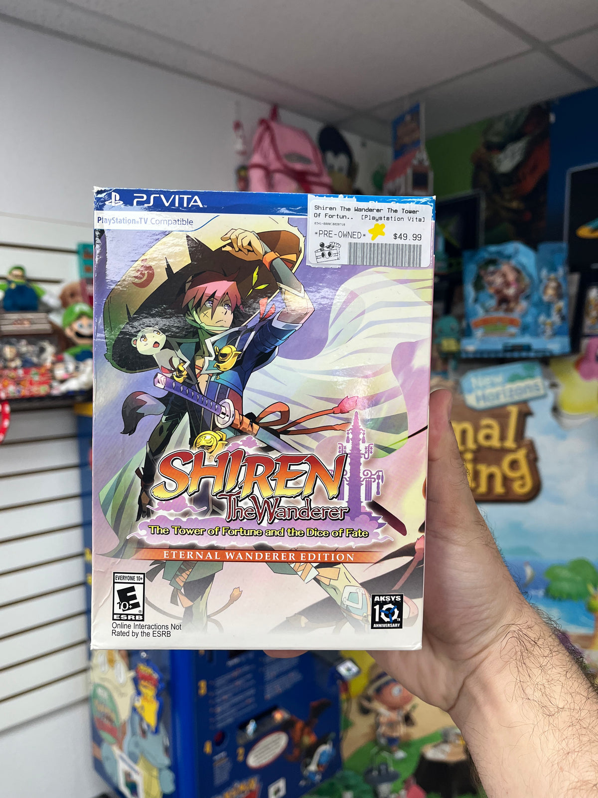 Shiren the Wanderer The Tower of Fortune & Dice of Fate [Eternal Wanderer Edition] - PS Vita CiB