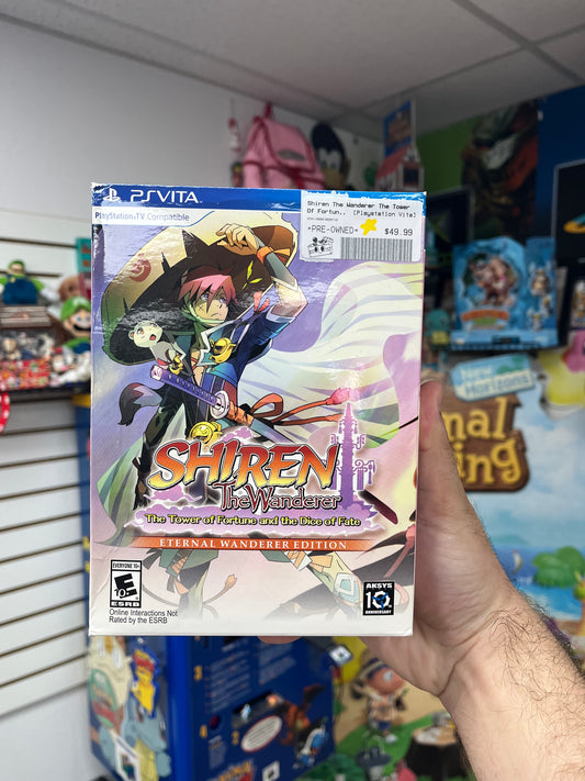 Shiren the Wanderer The Tower of Fortune & Dice of Fate [Eternal Wanderer Edition] - PS Vita CiB