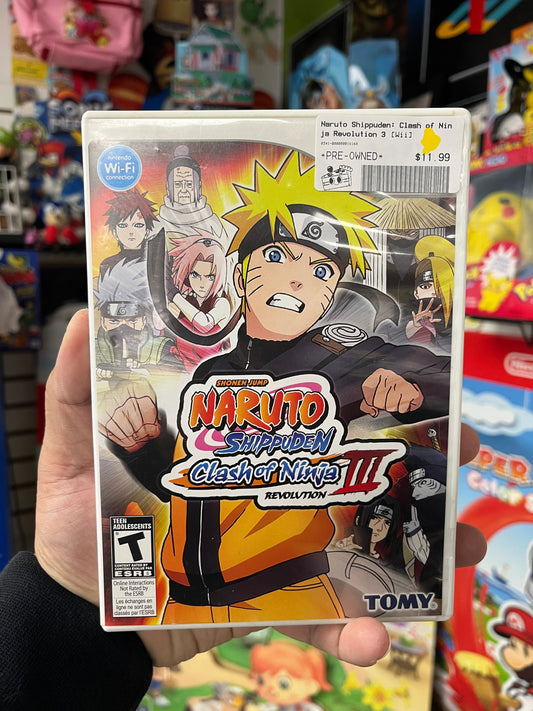 Naruto Shippuden: Clash of Ninja Revolution III - Wii CIB