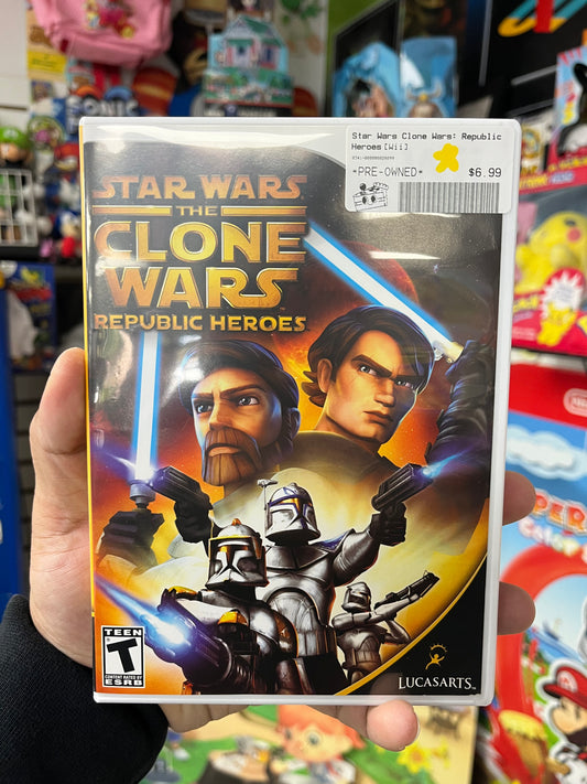 Star Wars the Clone Wars: Republic Heroes - Wii CIB