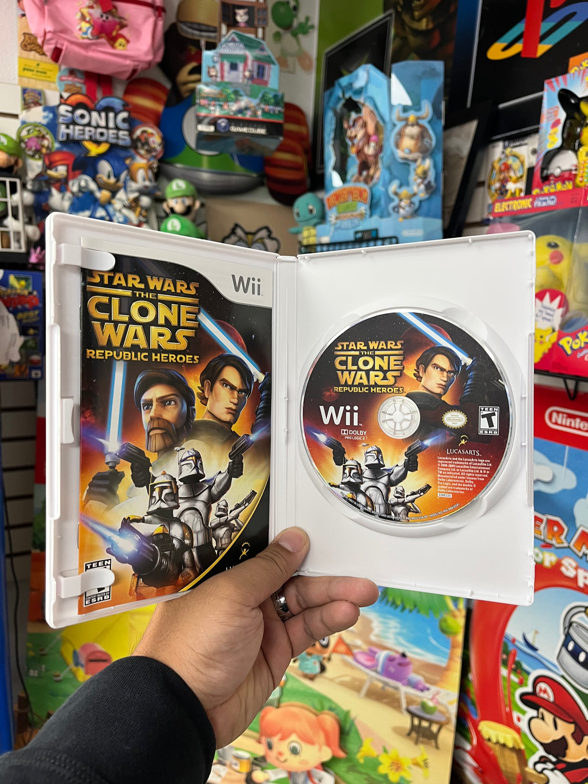 Star Wars the Clone Wars: Republic Heroes - Wii CIB