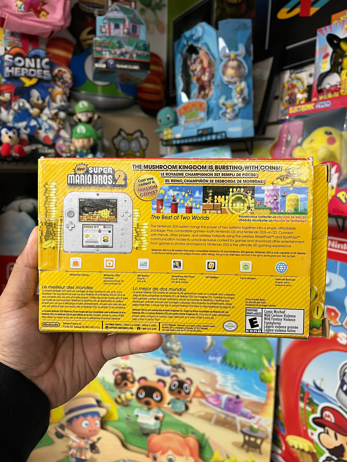 2DS Scarlet Red [New Super Mario Bros. 2 Edition] Boxed