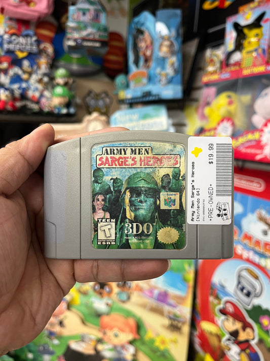 Army Men Sarge's Heroes - N64 Loose