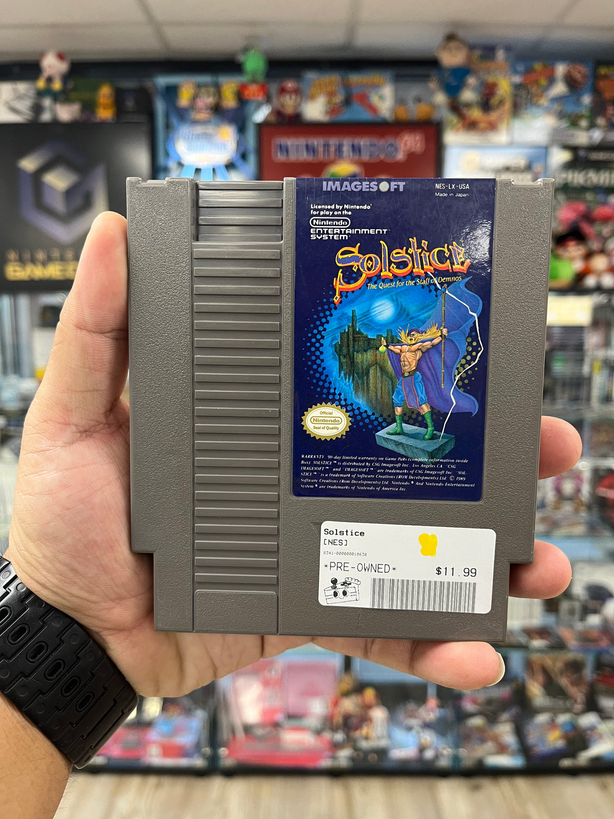 Solstice The Quest for the Staff of Demnos - NES Loose