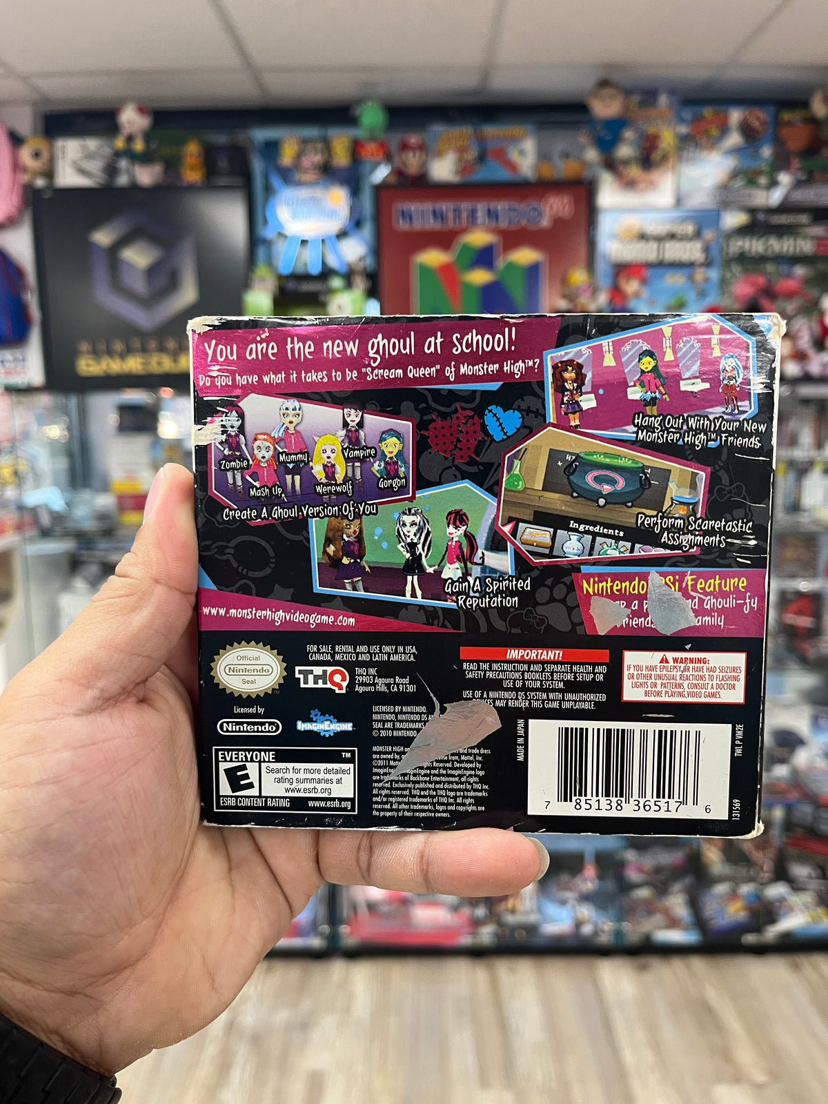 Monster High: Ghoul Spirit - Nintendo DS CIB