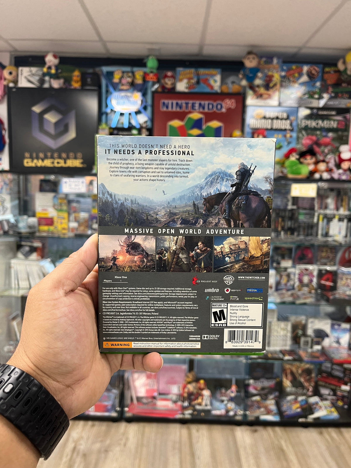 Witcher 3: Wild Hunt - Xbox One CIB