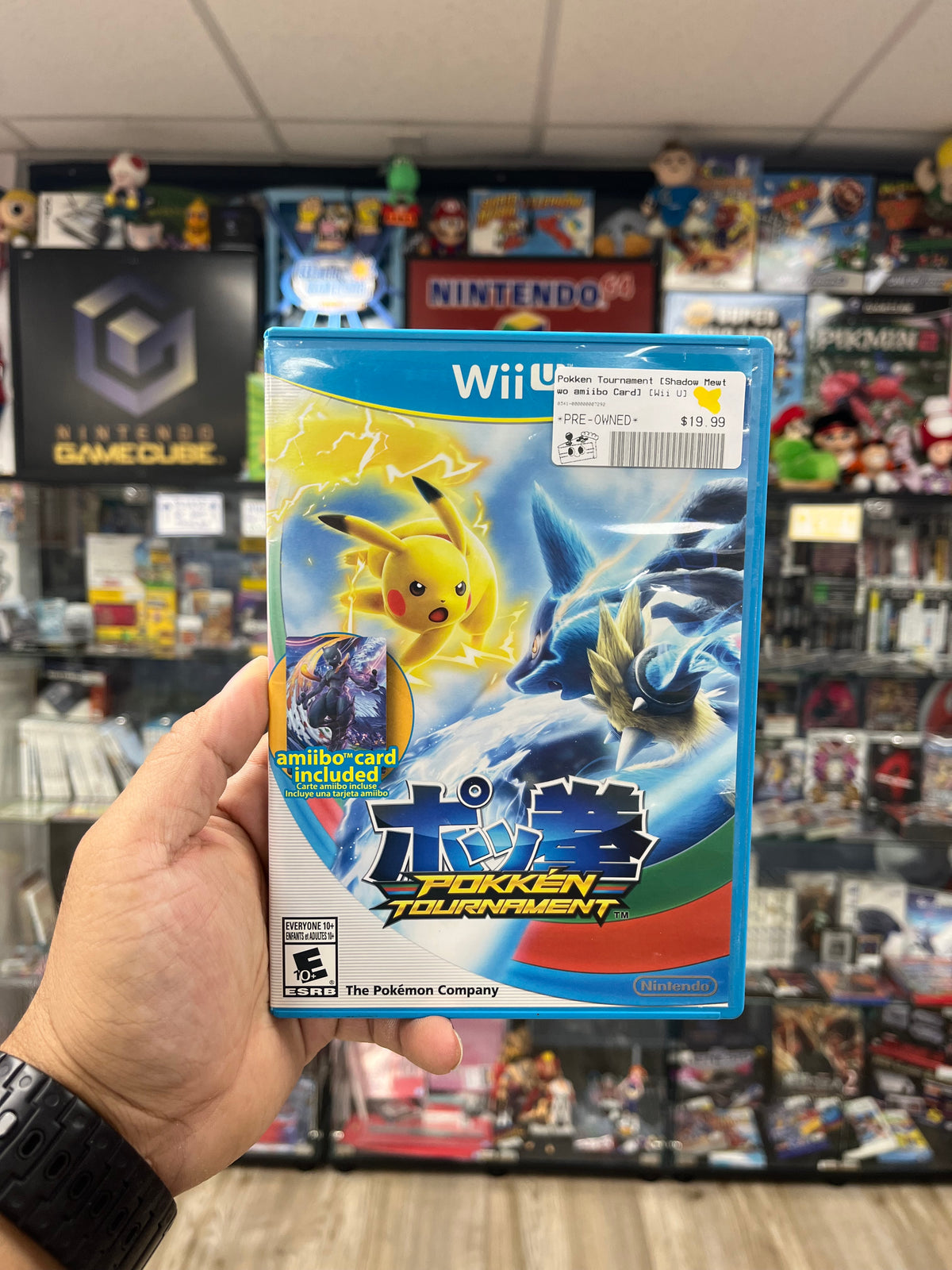 Pokken Tournament [Shadow Mewtwo amiibo Card] - Wii U Boxed (Missing Card)