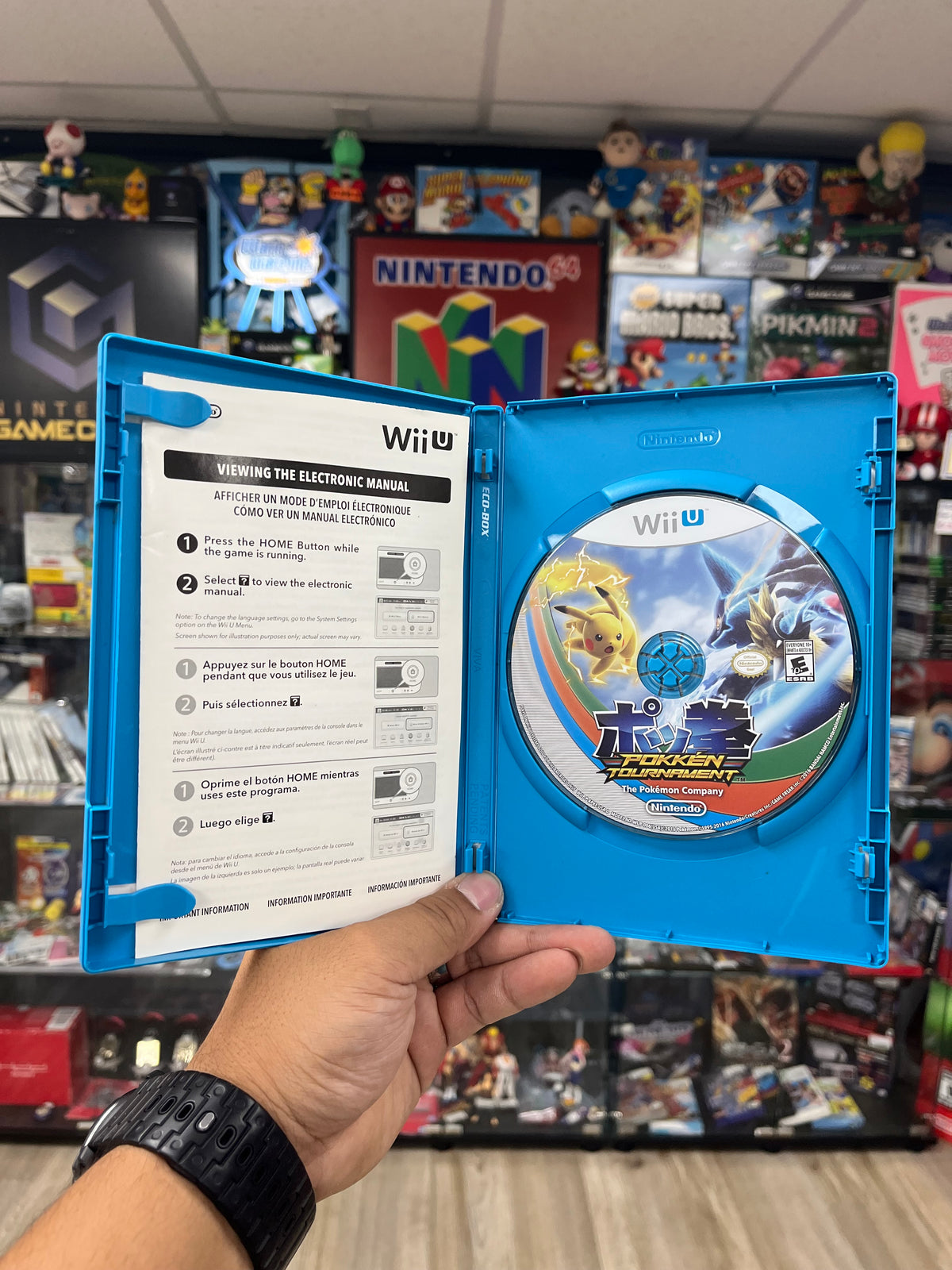 Pokken Tournament [Shadow Mewtwo amiibo Card] - Wii U Boxed (Missing Card)