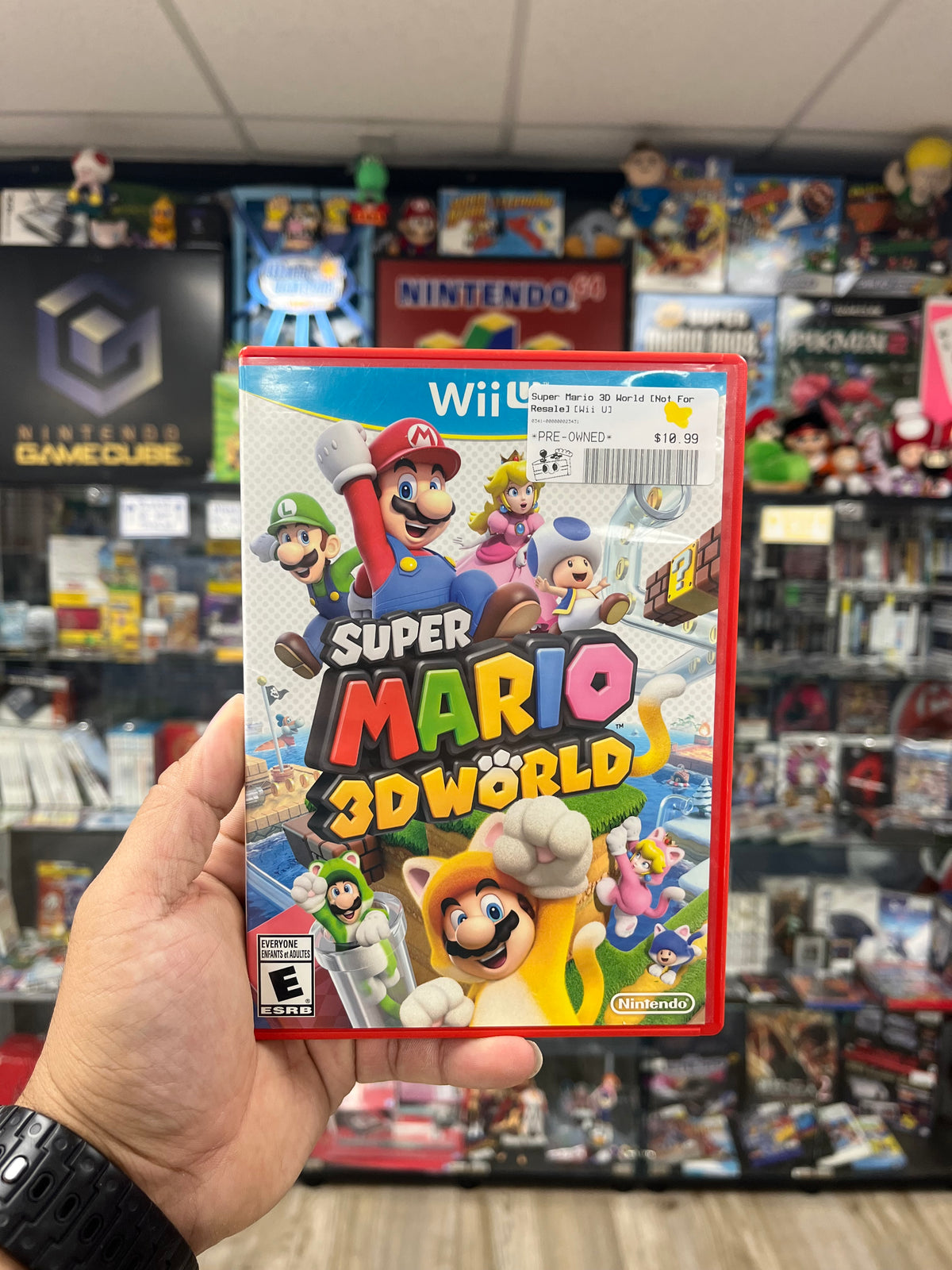 Super Mario 3D World [Not For Resale] - Wii U CIB