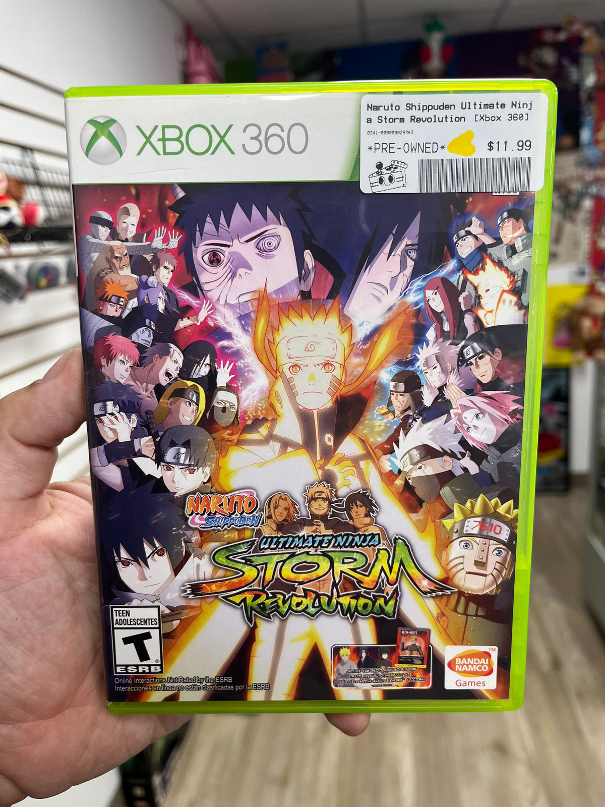 Naruto Shippuden Ultimate Ninja Storm Revolution - Xbox 360 CIB