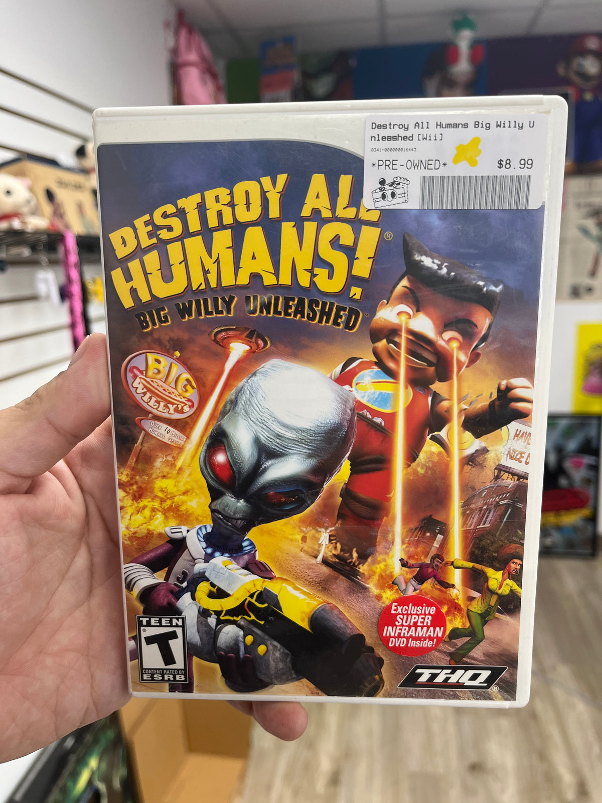 Destroy All Humans Big Willy Unleashed - Wii CIB