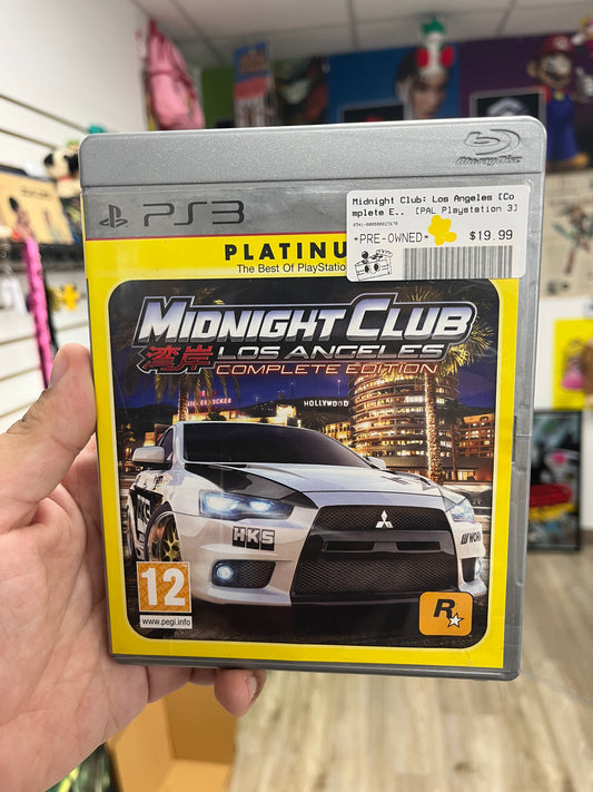 Midnight Club Los Angeles [Complete Edition] - PAL PS3 Boxed