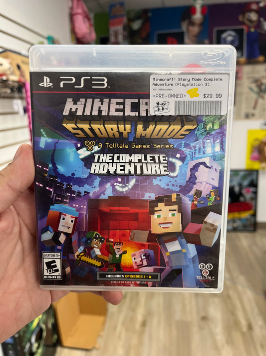 Minecraft Story Mode Complete Adventure - PS3 Boxed