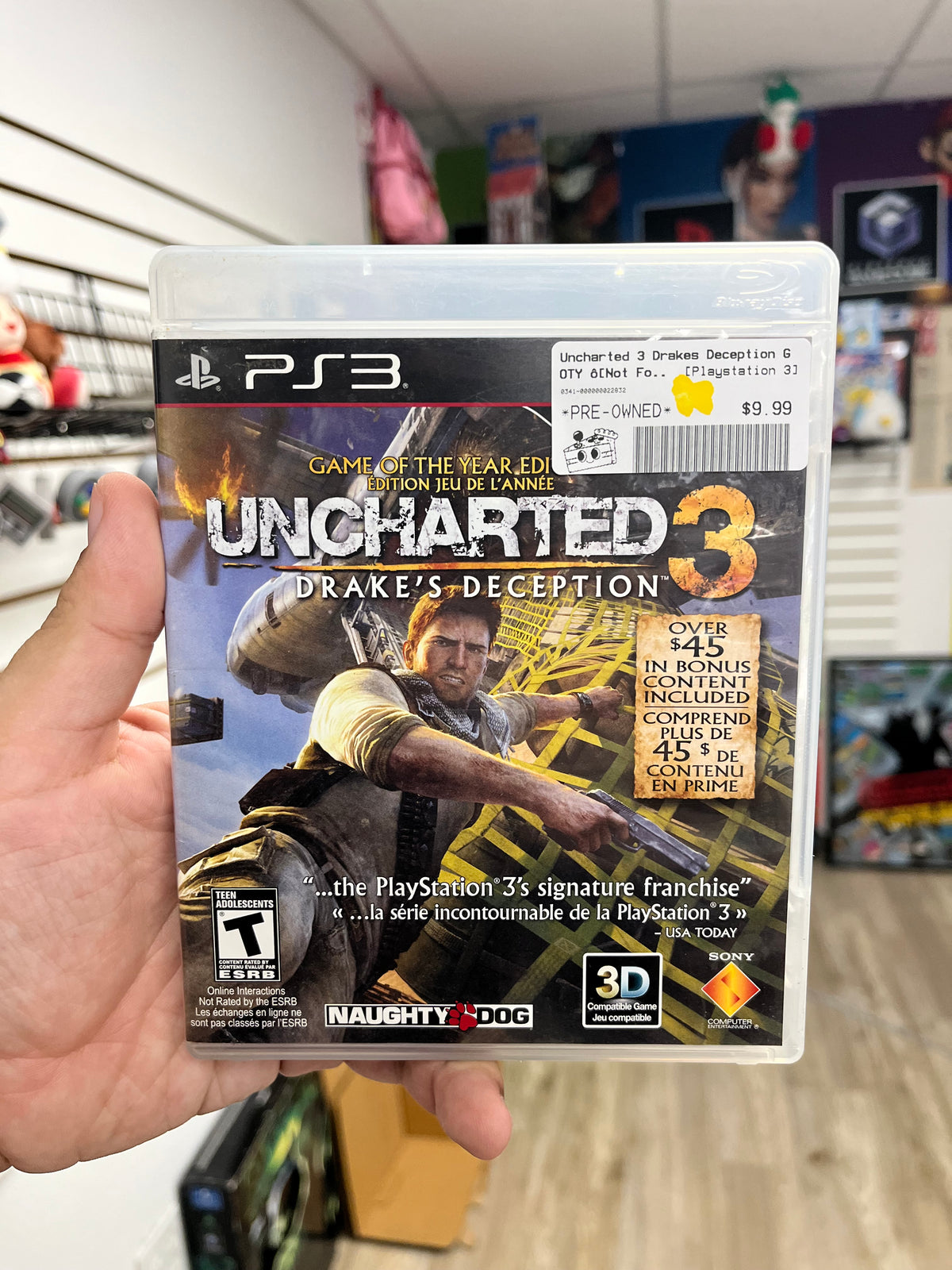Uncharted 3 Drake's Deception [GOTY Edition Not for Resale] - PS3 CiB