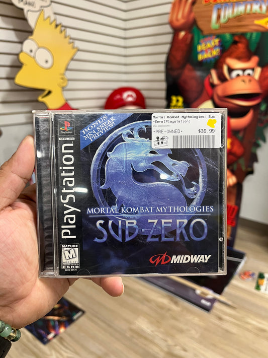Mortal Kombat Mythologies: Sub-Zero - PS1 CIB