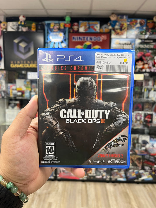 Call of Duty Black Ops III [Zombies Chronicles] - PS4 CIB