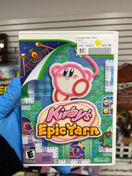 Kirby's Epic Yarn - Wii CIB