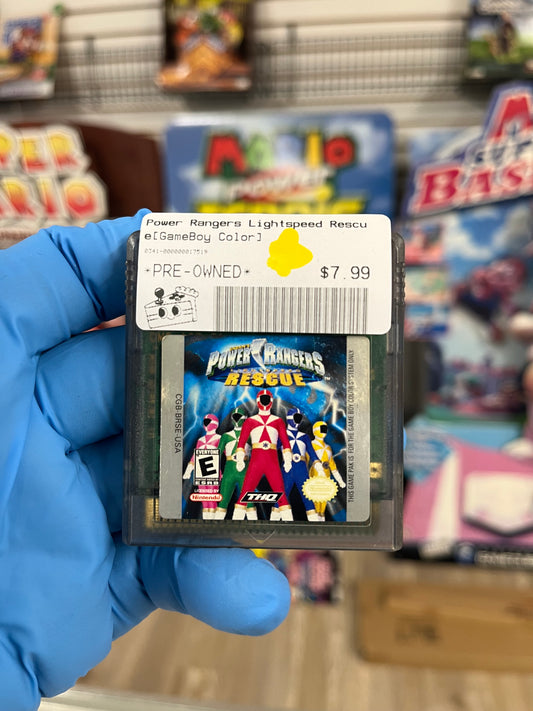 Power Rangers Lightspeed Rescue - GBC Loose