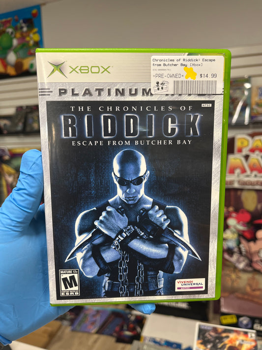 Chronicles of Riddick: Escape from Butcher Bay [Platinum Hits] - Xbox CIB