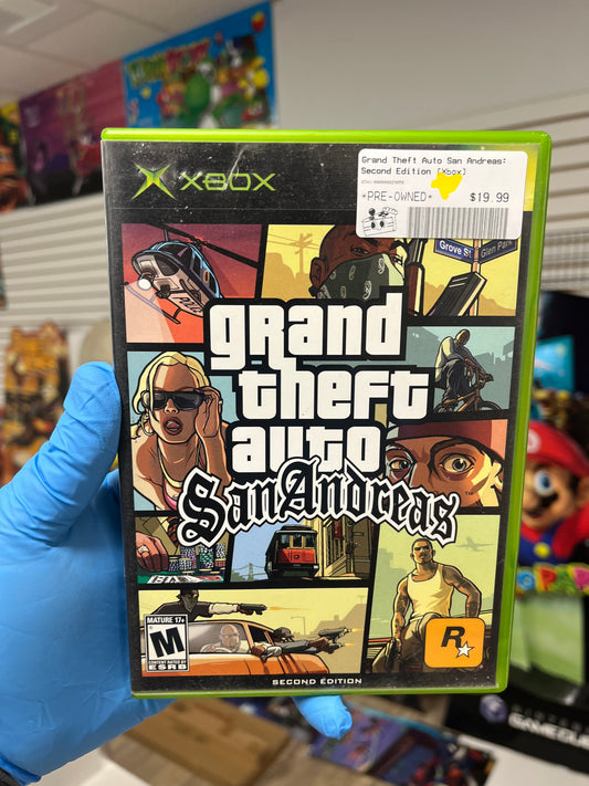 Grand Theft Auto San Andreas: Second Edition - Xbox CIB