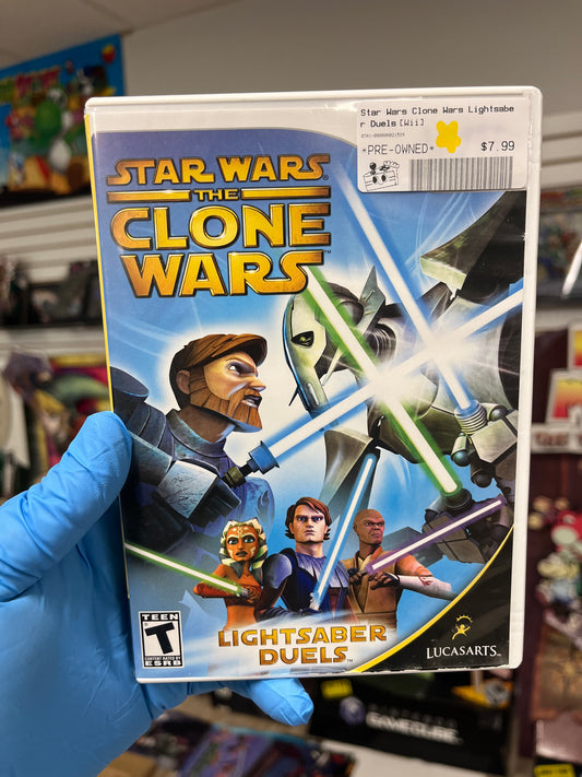 Star Wars The Clone Wars Lightsaber Duels - Wii CIB