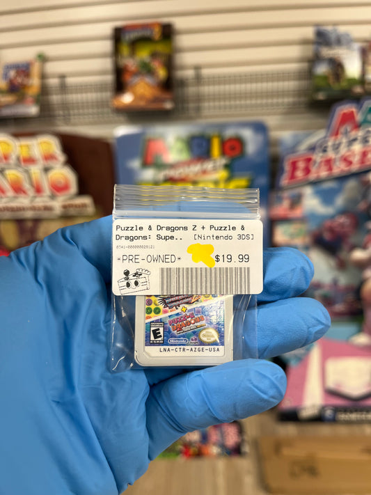Puzzle & Dragons Z + Puzzle & Dragons: Super Mario Bros - 3DS Loose