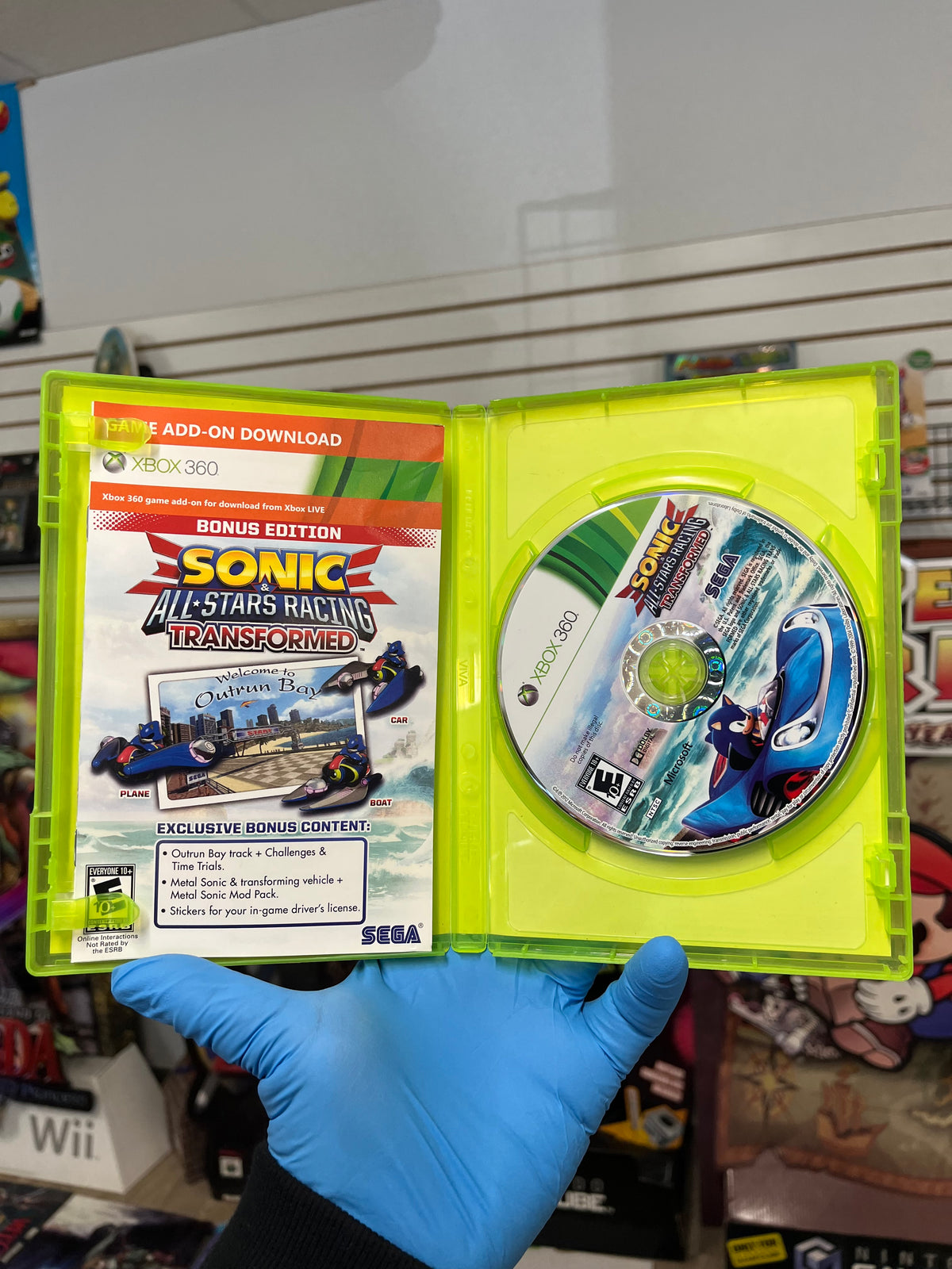 Sonic & All-Stars Racing Transformed - Xbox 360 CIB