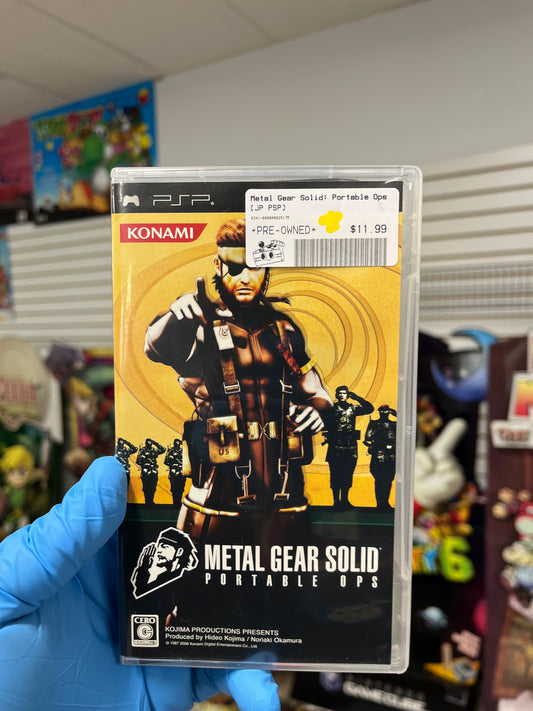 Metal Gear Solid: Portable Ops - JP PSP CIB