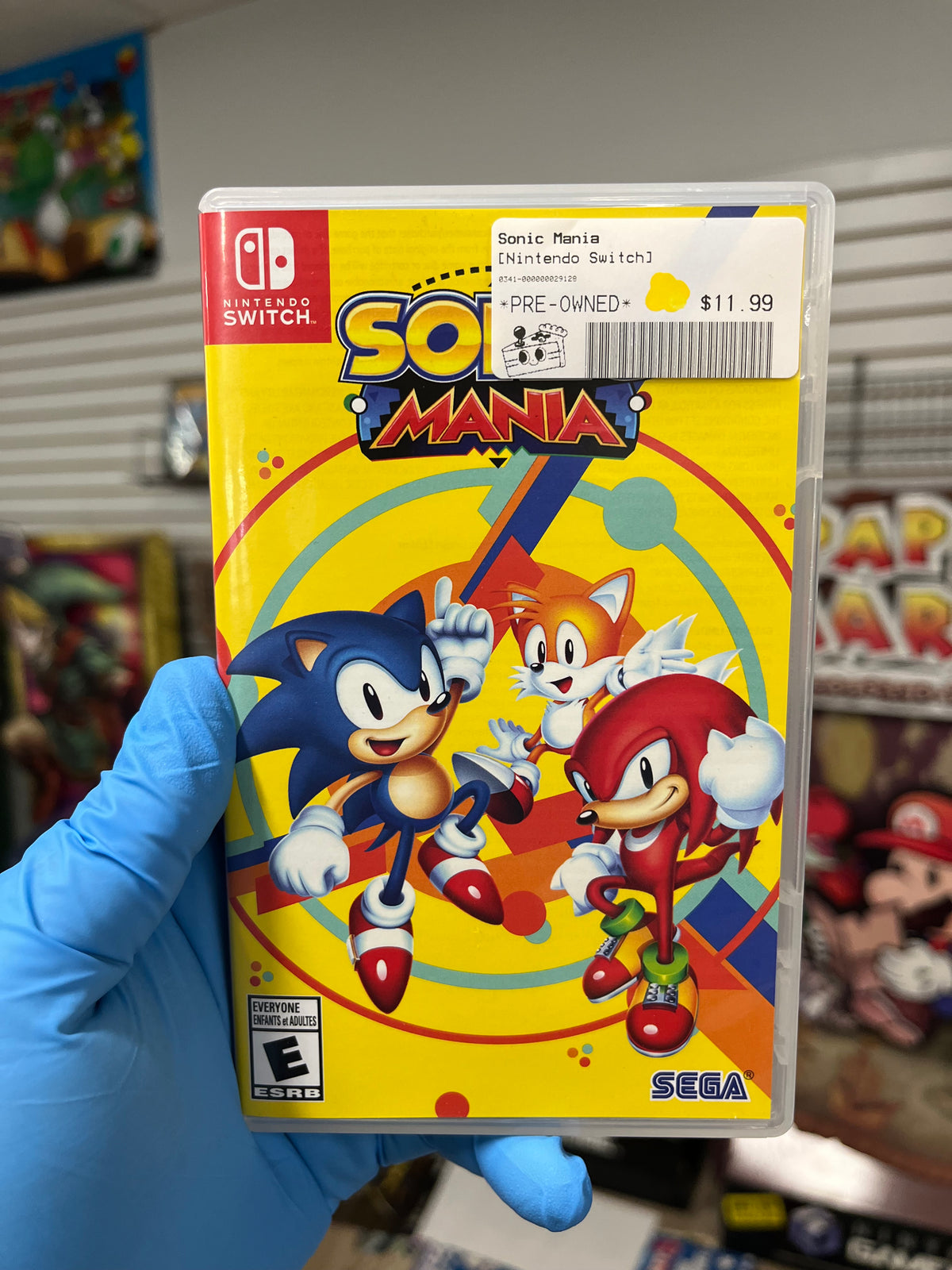 Sonic mania - Nintendo Switch Boxed