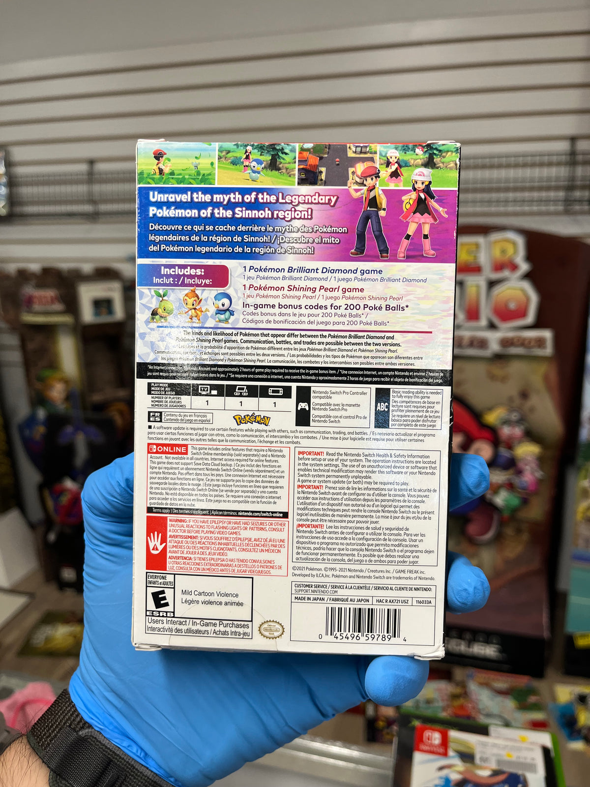 Pokemon Brilliant Diamong & Shining Pearl Double Pack - Switch Sealed