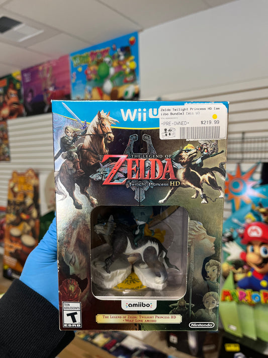 Zelda Twilight Princess HD Amiibo Bundle - Wii U Sealed