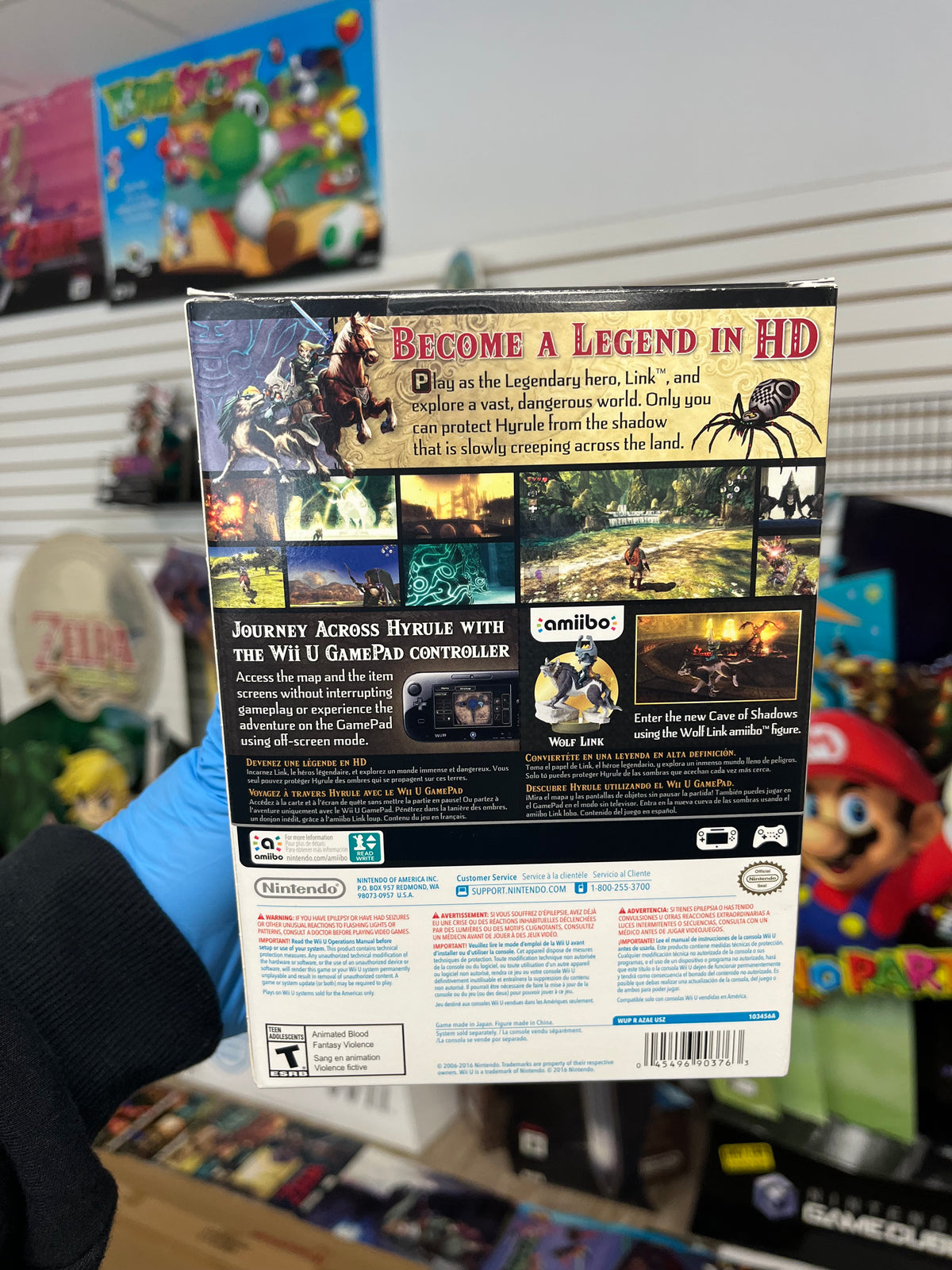 Zelda Twilight Princess HD Amiibo Bundle - Wii U Sealed