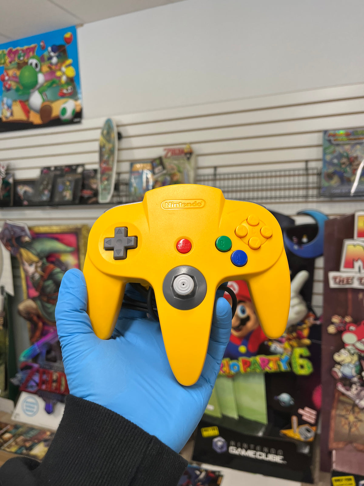 Yellow N64 Controller in Box