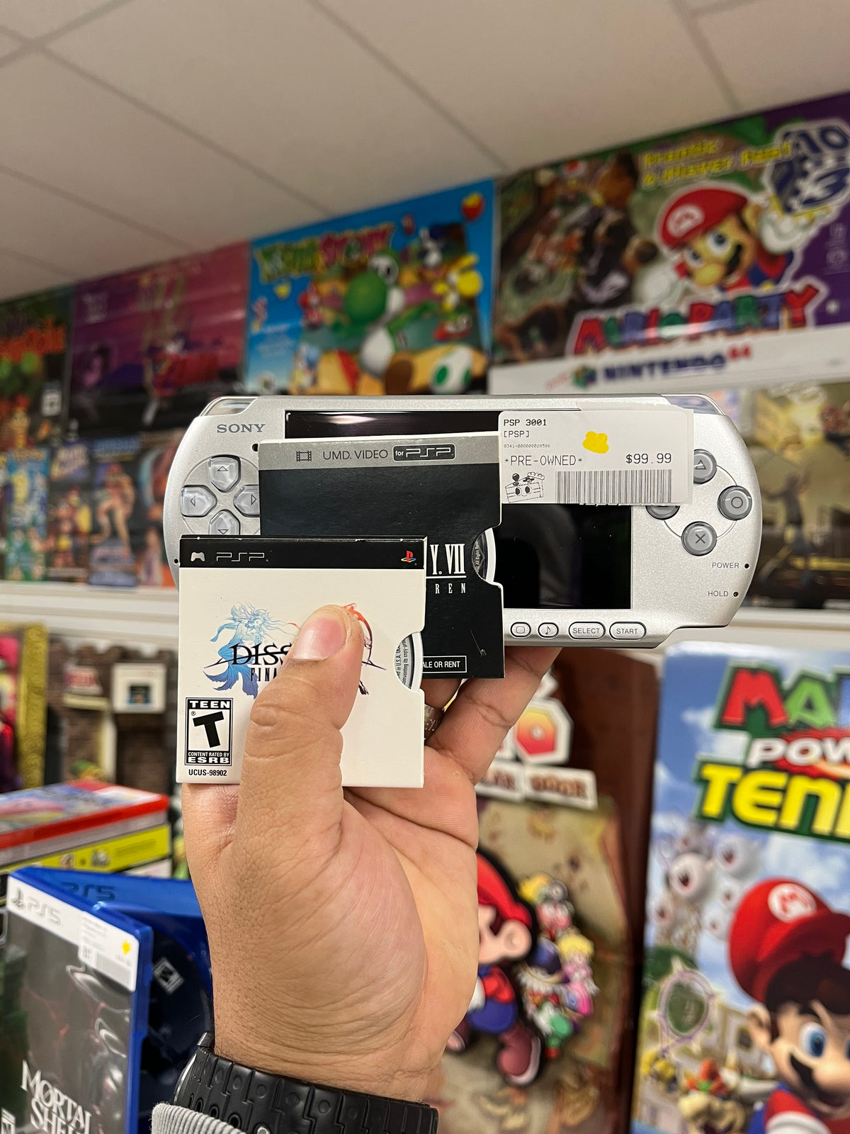 PSP 3001 + Not For Resale Disks - Loose
