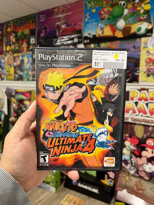 Ultimate Ninja 4: Naruto Shippuden - PS2 CIB