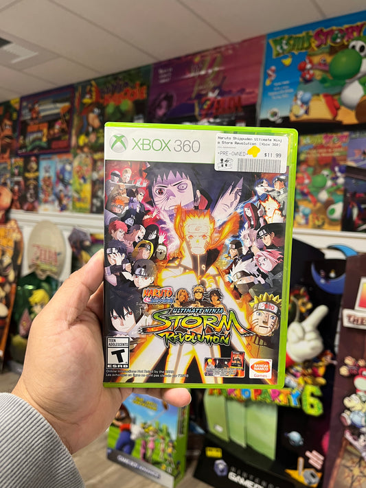 Naruto Shippuden Ultimate Ninja a Storm Revolution - Xbox 360 CIB