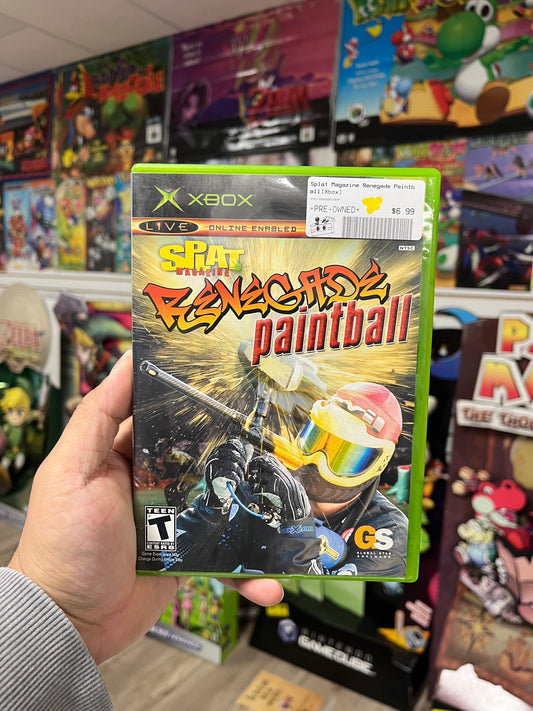 Splat Magazine Renegade Paintball - Xbox CIB
