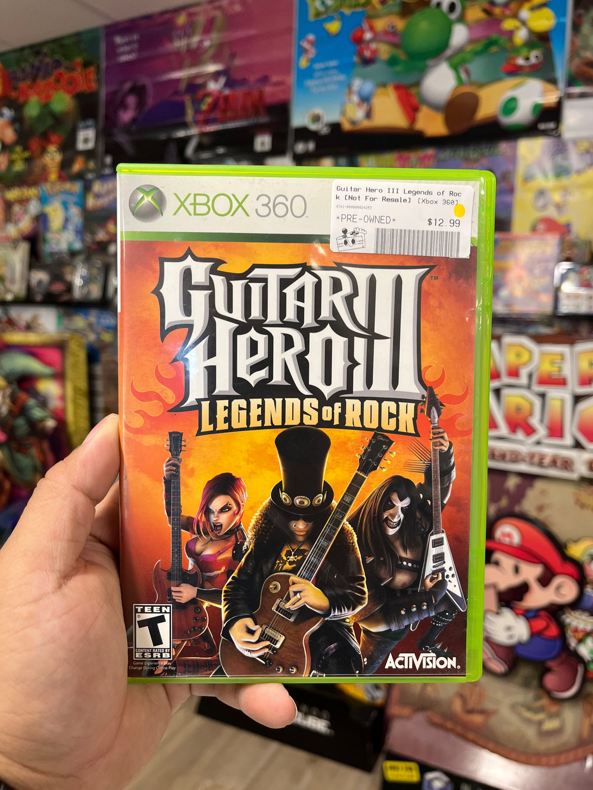 Guitar Hero III Legends of Rock [Not For Resale] - Xbox 360 CIB