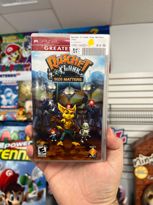 Ratchet & Clank Size Matters [Greatest Hits] - PSP CIB