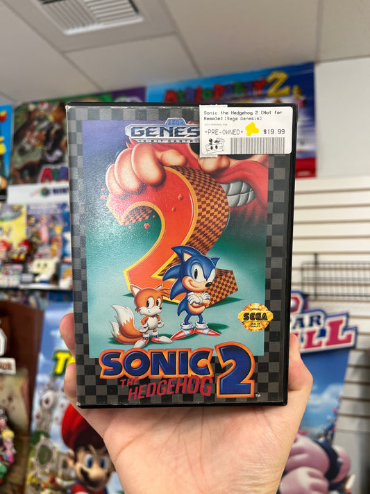 Sonic the Hedgehog 2 [Not for Resale] - Sega Genesis CIB