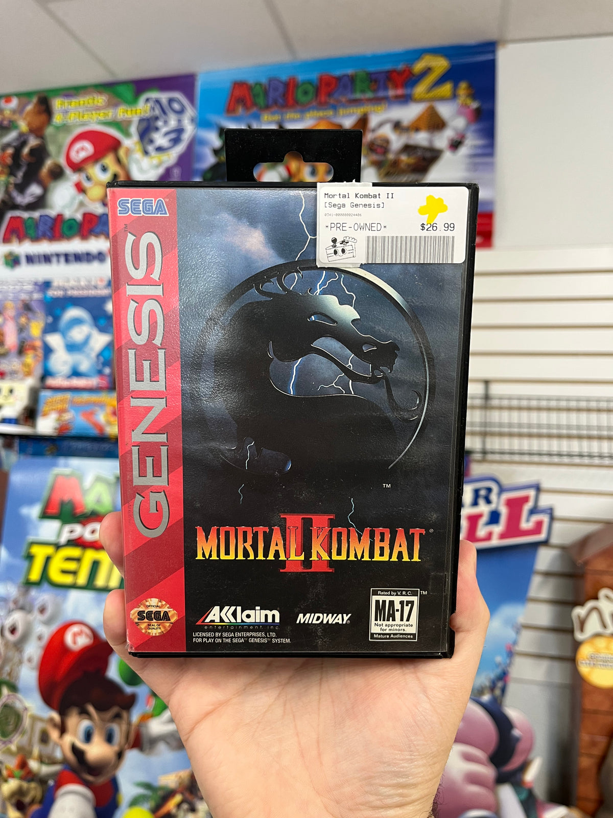 Mortal Kombat II - Sega Genesis Boxed