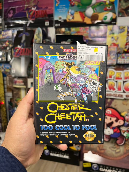 Chester Cheetah Too Cool to Fool - Sega Gensis CIB