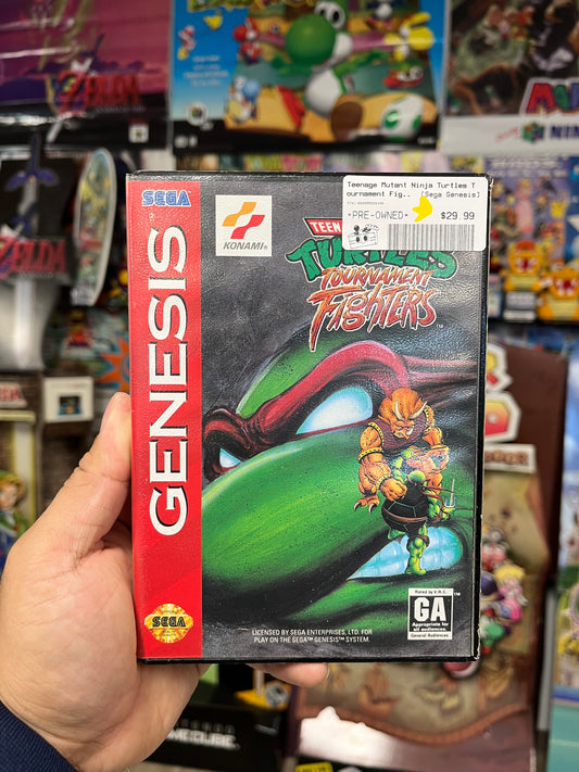 Teenage Mutant Ninja Turtles Tournament Fighters - Sega Gensis Boxed