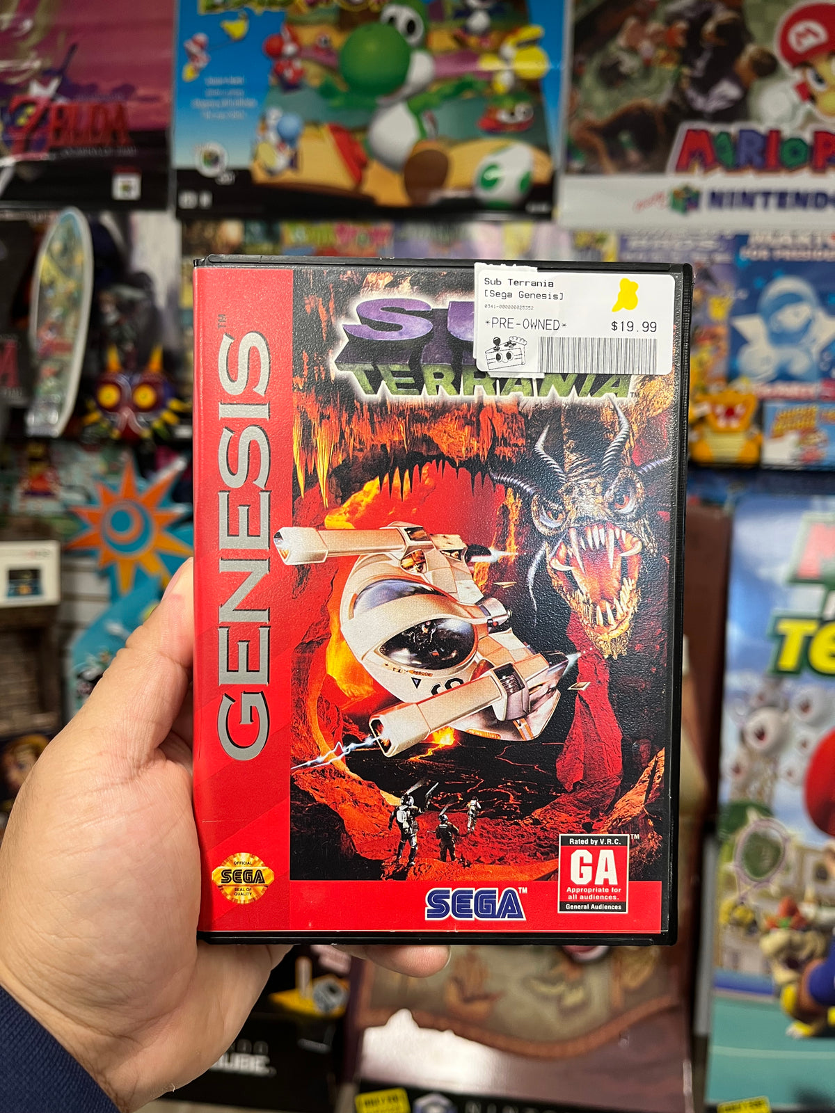 Sub Terrania - Sega Gensis CIB