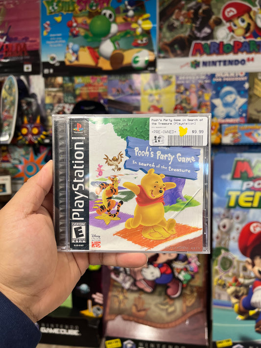 Pooh's Party Game in Search of the Treasure - PS1 CIB