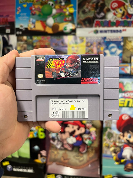 A1 Unser Jr.'s Road To The Top - SNES Loose