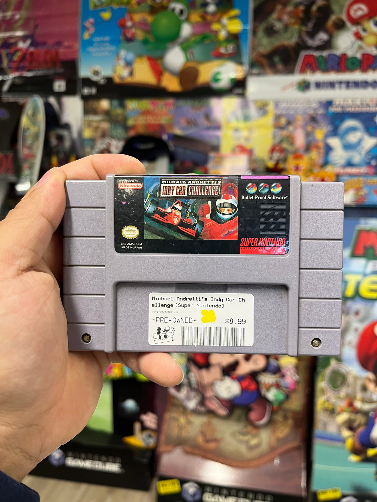 Michael Andretti's Indy Car Challenge - SNES Loose