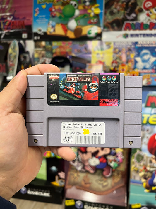 Michael Andretti's Indy Car Challenge - SNES Loose