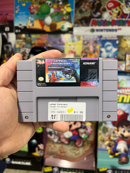 Lethal Enforces - SNES Loose