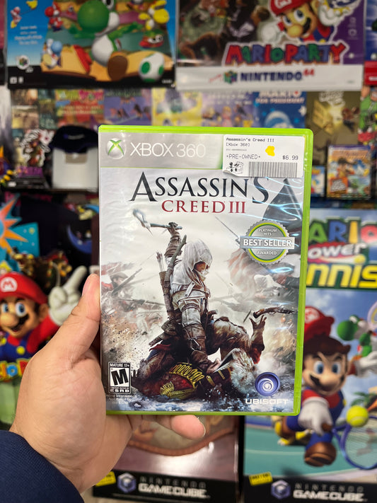 Assassin's Creed III - Xbox 360 CIB